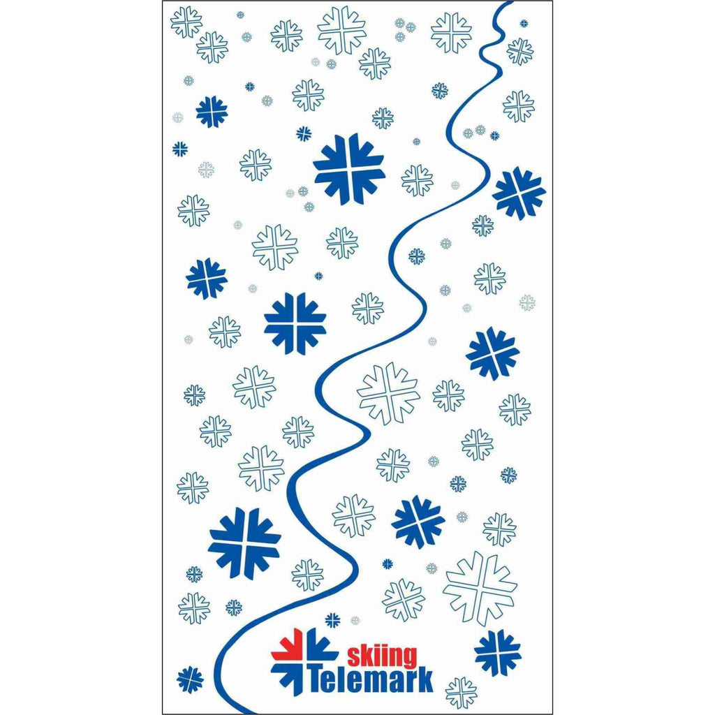 Multifunctional Telemark Skiing Headwear - white and skiline