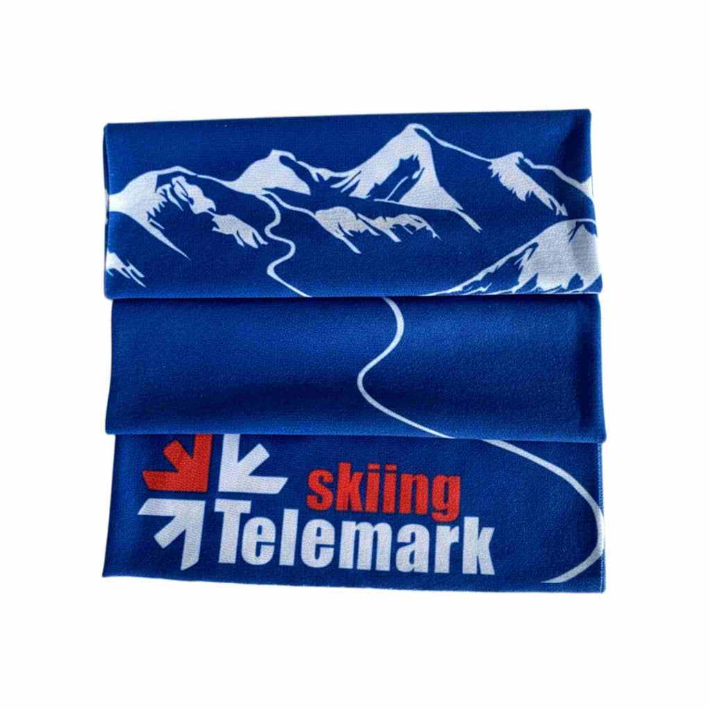 Multifunctional Telemark Skiing Headwear - Blue Ski Mountains