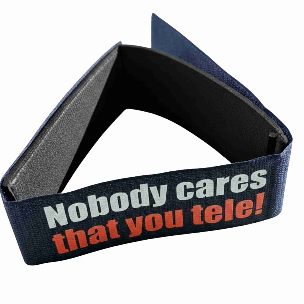 Telemark Freeride Ski Strap - Nobody Cares You Tele!