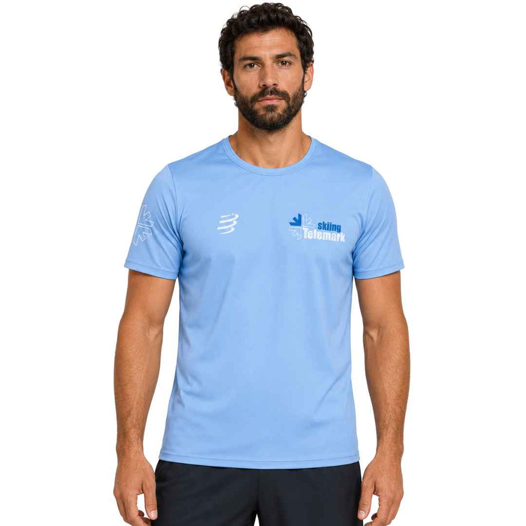 Men's Telemark Skiing Performance T-Shirt by Compressport