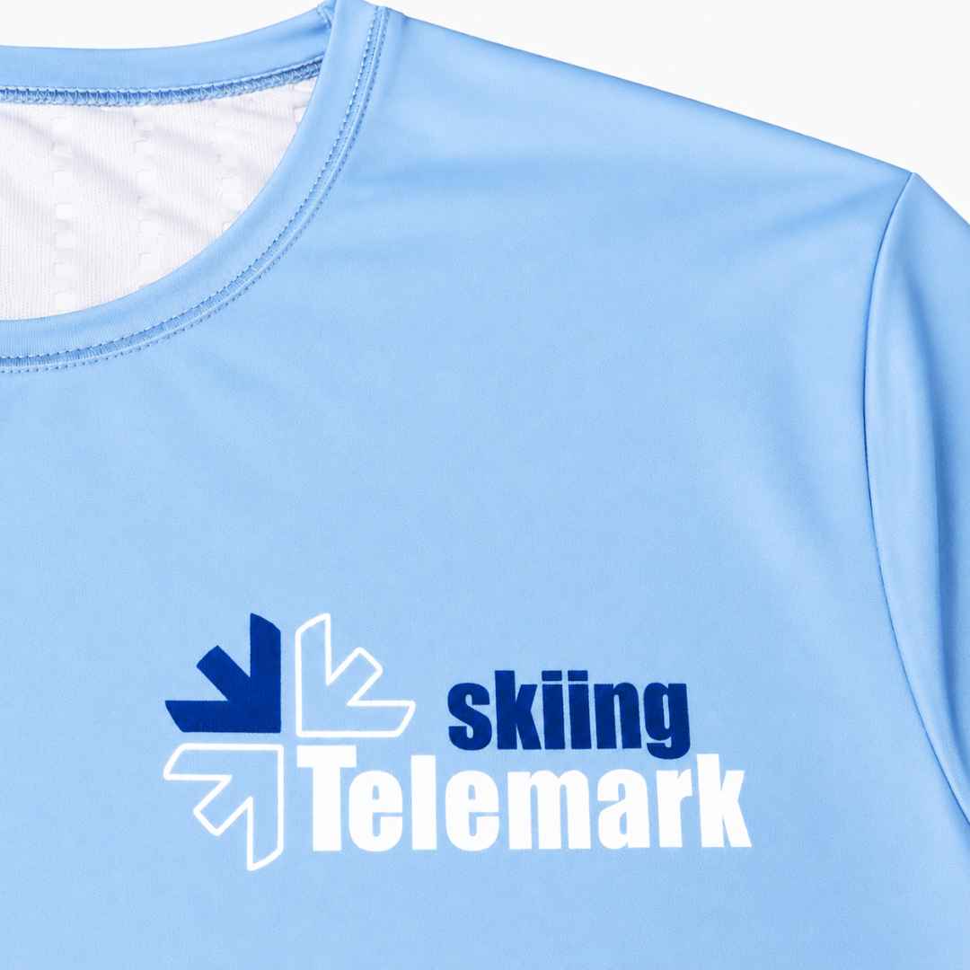 Men's Telemark Skiing Performance T-Shirt by Compressport