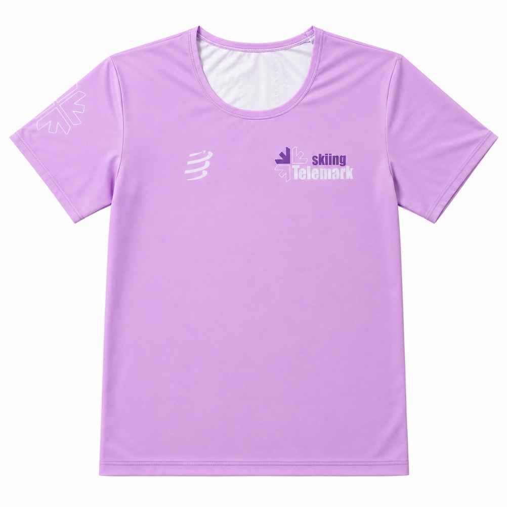 Women's Telemark Skiing Performance T-Shirt by Compressport